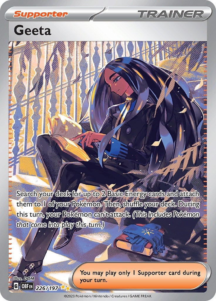 Image for Geeta (226/197) (SV03: Obsidian Flames) - Pokemon