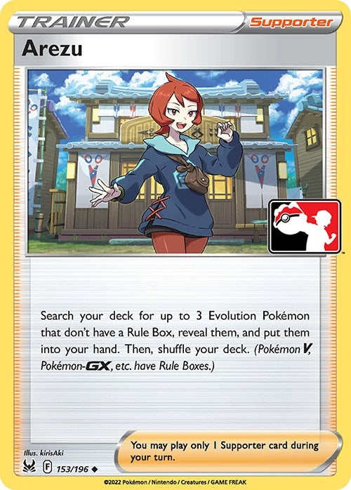 Image for Arezu (153/196) (Prize Pack Series Cards) - Pokemon