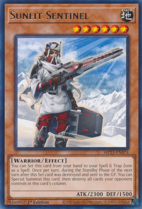 Image for Sunlit Sentinel (MP23-EN074) (25th Anniversary Tin: Dueling Heroes Mega Pack) (MP23) - YuGiOh