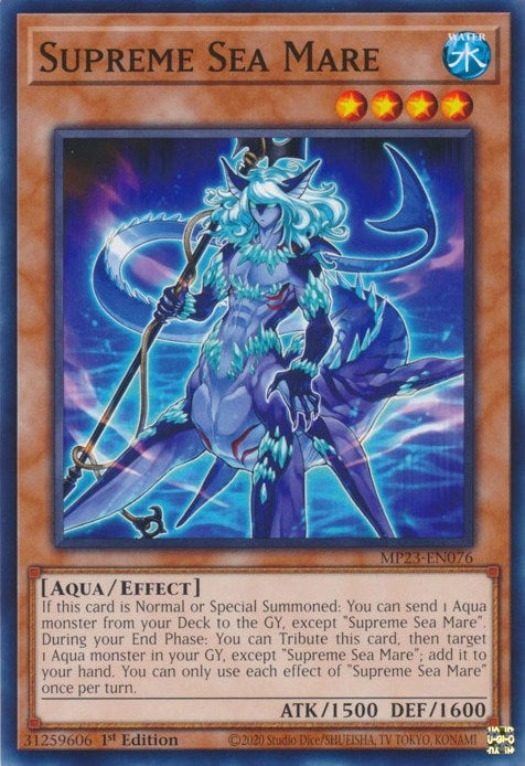 Image for Supreme Sea Mare (MP23-EN076) (25th Anniversary Tin: Dueling Heroes Mega Pack) (MP23) - YuGiOh