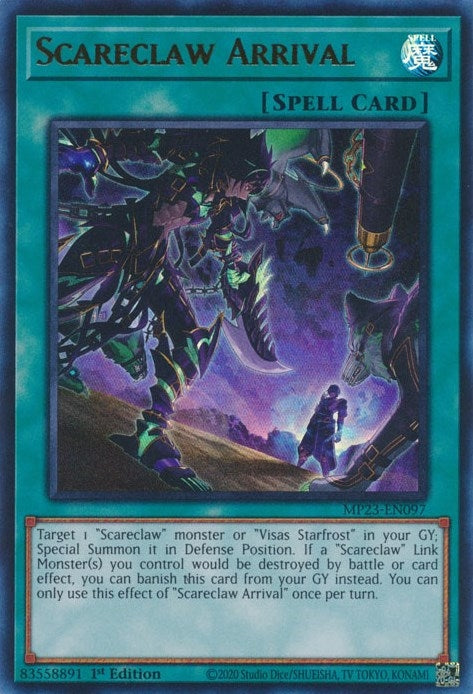 Image for Scareclaw Arrival (MP23-EN097) (25th Anniversary Tin: Dueling Heroes Mega Pack) (MP23) - YuGiOh