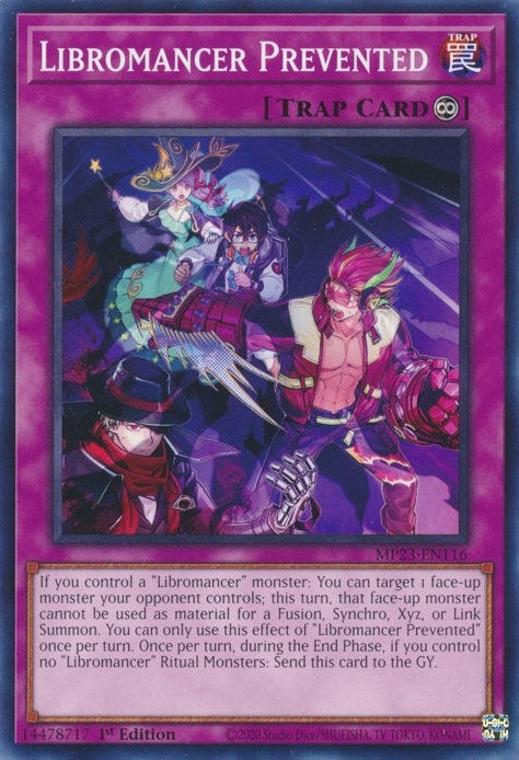 Image for Libromancer Prevented (MP23-EN116) (25th Anniversary Tin: Dueling Heroes Mega Pack) (MP23) - YuGiOh