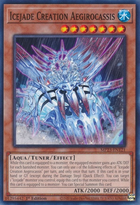 Image for Icejade Creation Aegirocassis (MP23-EN121) (25th Anniversary Tin: Dueling Heroes Mega Pack) (MP23) - YuGiOh