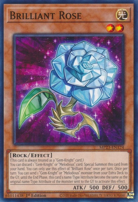 Image for Brilliant Rose (MP23-EN124) (25th Anniversary Tin: Dueling Heroes Mega Pack) (MP23) - YuGiOh