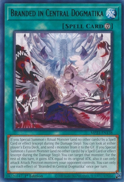 Image for Branded in Central Dogmatika (MP23-EN138) (25th Anniversary Tin: Dueling Heroes Mega Pack) (MP23) - YuGiOh