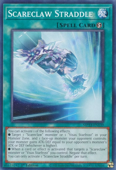 Image for Scareclaw Straddle (MP23-EN139) (25th Anniversary Tin: Dueling Heroes Mega Pack) (MP23) - YuGiOh
