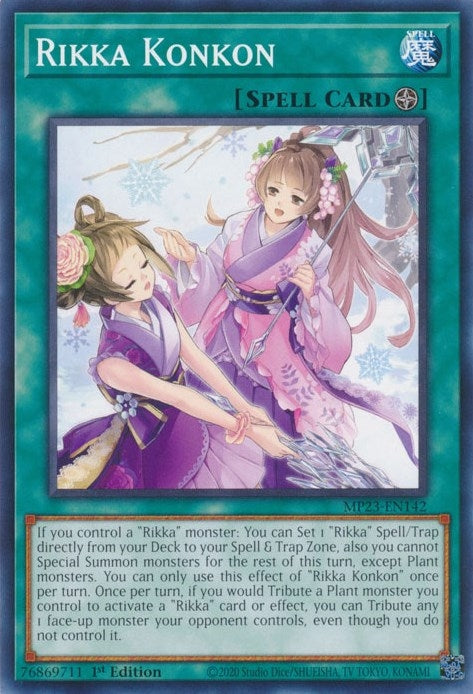 Image for Rikka Konkon (MP23-EN142) (25th Anniversary Tin: Dueling Heroes Mega Pack) (MP23) - YuGiOh