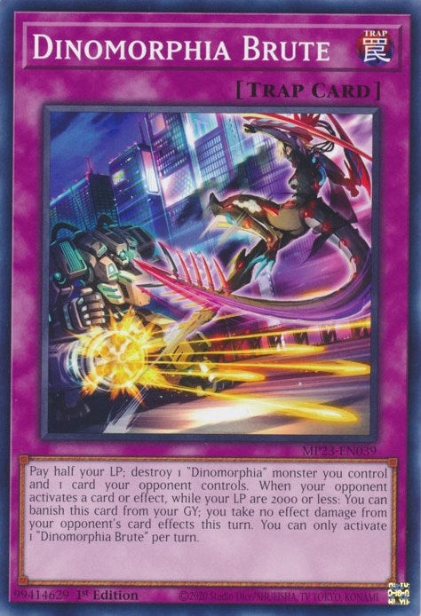 Image for Dinomorphia Brute (MP23-EN039) (25th Anniversary Tin: Dueling Heroes Mega Pack) (MP23) - YuGiOh