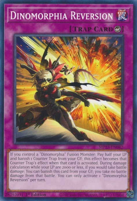 Image for Dinomorphia Reversion (MP23-EN042) (25th Anniversary Tin: Dueling Heroes Mega Pack) (MP23) - YuGiOh