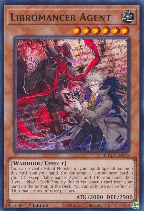 Image for Libromancer Agent (MP23-EN045) (25th Anniversary Tin: Dueling Heroes Mega Pack) (MP23) - YuGiOh