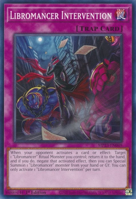 Image for Libromancer Intervention (MP23-EN049) (25th Anniversary Tin: Dueling Heroes Mega Pack) (MP23) - YuGiOh