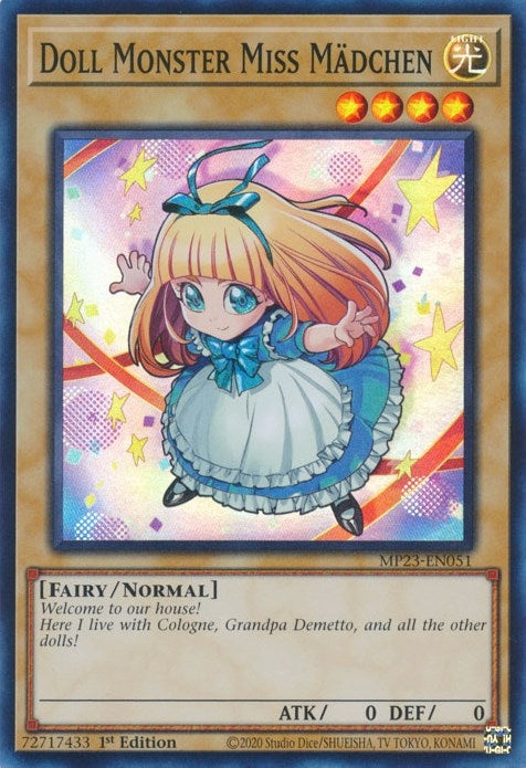 Image for Doll Monster Miss Madchen (MP23-EN051) (25th Anniversary Tin: Dueling Heroes Mega Pack) (MP23) - YuGiOh
