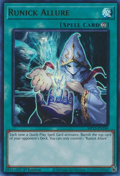 Image for Runick Allure (MP23-EN240) (25th Anniversary Tin: Dueling Heroes Mega Pack) (MP23) - YuGiOh