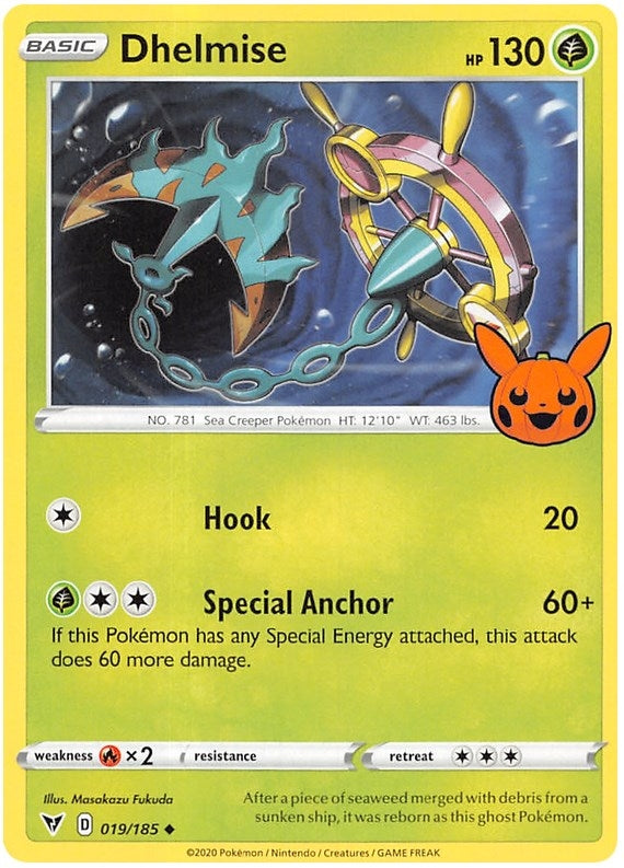 Image for Dhelmise (019/185) (Trick or Trade BOOster Bundle 2023) - Pokemon