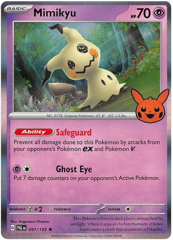 Image for Mimikyu (097/193) (Trick or Trade BOOster Bundle 2023) - Pokemon