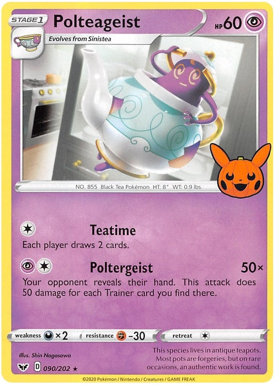 Image for Polteageist (090/202) (Trick or Trade BOOster Bundle 2023) - Pokemon