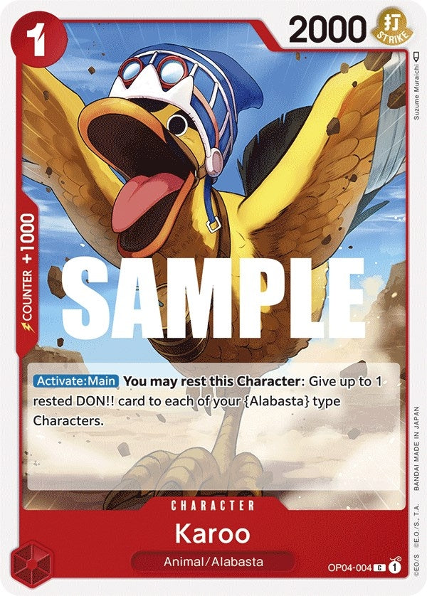 Image for Karoo (OP04-004) (Kingdoms of Intrigue) - One Piece Card Game