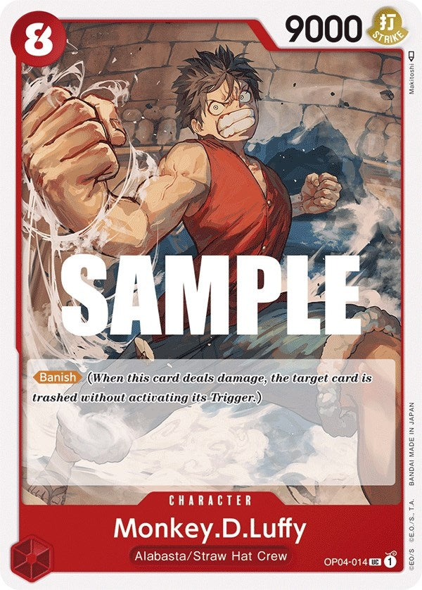 Image for Monkey.D.Luffy (014) (OP04-014) (Kingdoms of Intrigue) - One Piece Card Game