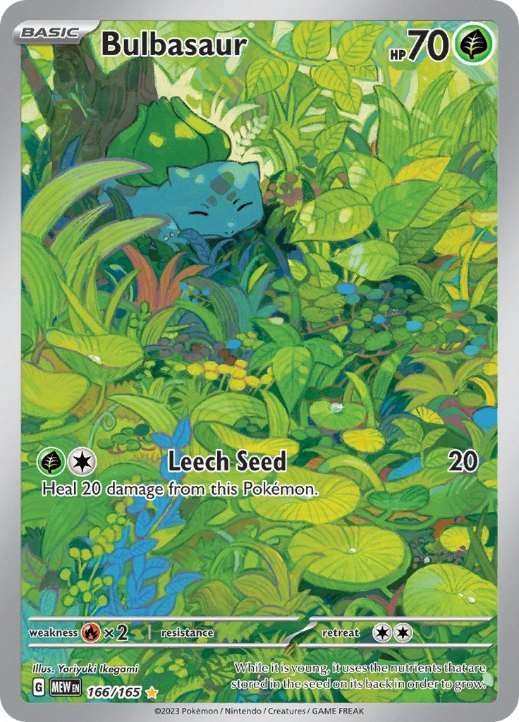 Image for Bulbasaur (166/165) (SV: Scarlet & Violet 151) - Pokemon