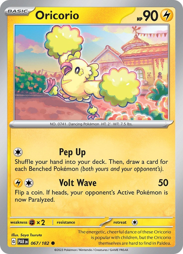 Image for Oricorio (067/182) (SV04: Paradox Rift) - Pokemon
