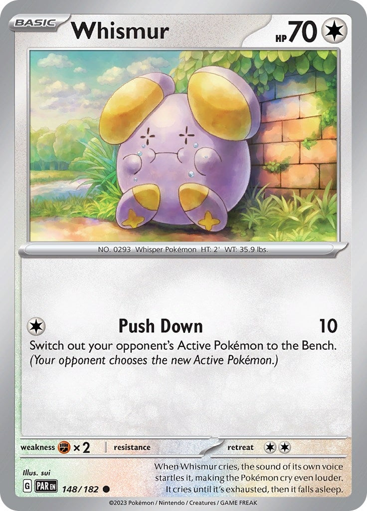 Image for Whismur (148/182) (SV04: Paradox Rift) - Pokemon