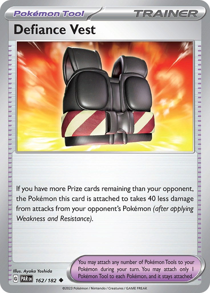 Image for Defiance Vest (162/182) (SV04: Paradox Rift) - Pokemon