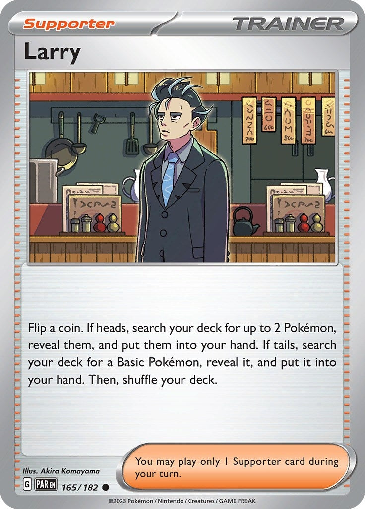 Image for Larry (165/182) (SV04: Paradox Rift) - Pokemon