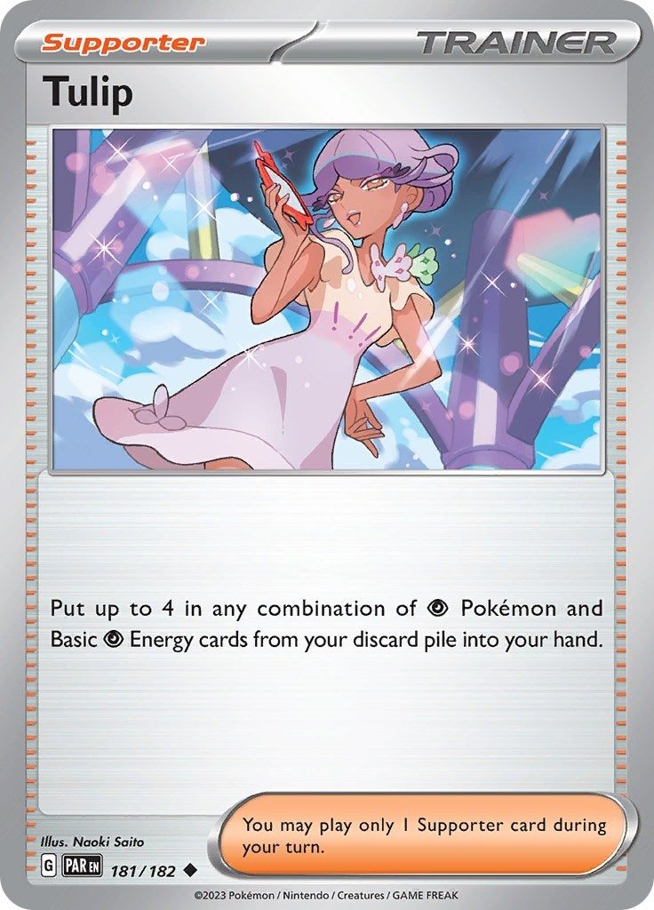 Image for Tulip (181/182) (SV04: Paradox Rift) - Pokemon