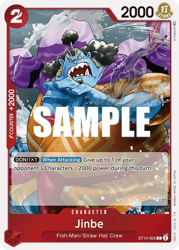 Image for Jinbe (ST10-005) (Ultra Deck: The Three Captains) - One Piece Card Game