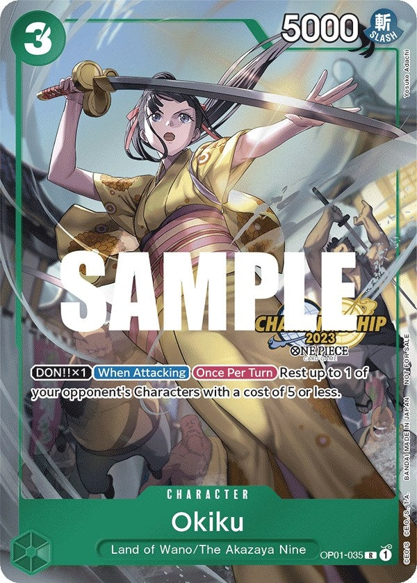 Image for Okiku (CS 2023 Celebration Pack) (OP01-035) (One Piece Promotion Cards) - One Piece Card Game