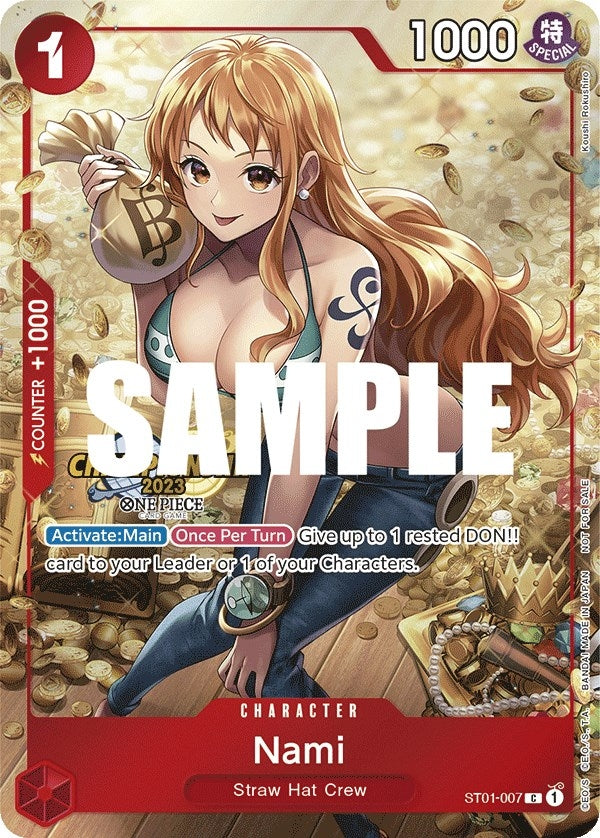 Image for Nami (CS 2023 Celebration Pack) (ST01-007) (One Piece Promotion Cards) - One Piece Card Game
