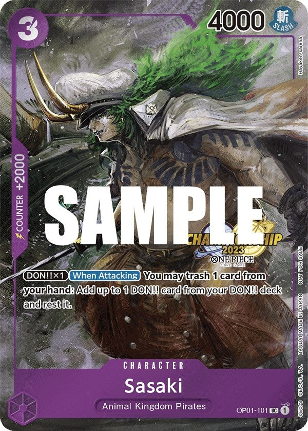 Image for Sasaki (CS 2023 Event Pack Finalist Ver.) (OP01-101) (One Piece Promotion Cards) - One Piece Card Game