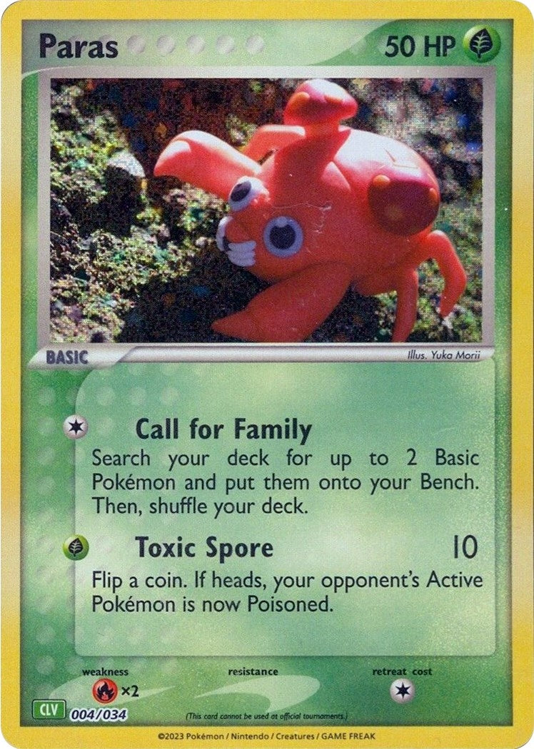 Image for Paras (004/034) (Trading Card Game Classic) - Pokemon