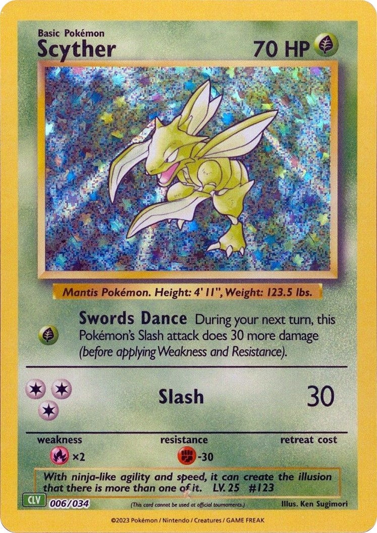 Image for Scyther (006/034) (Trading Card Game Classic) - Pokemon