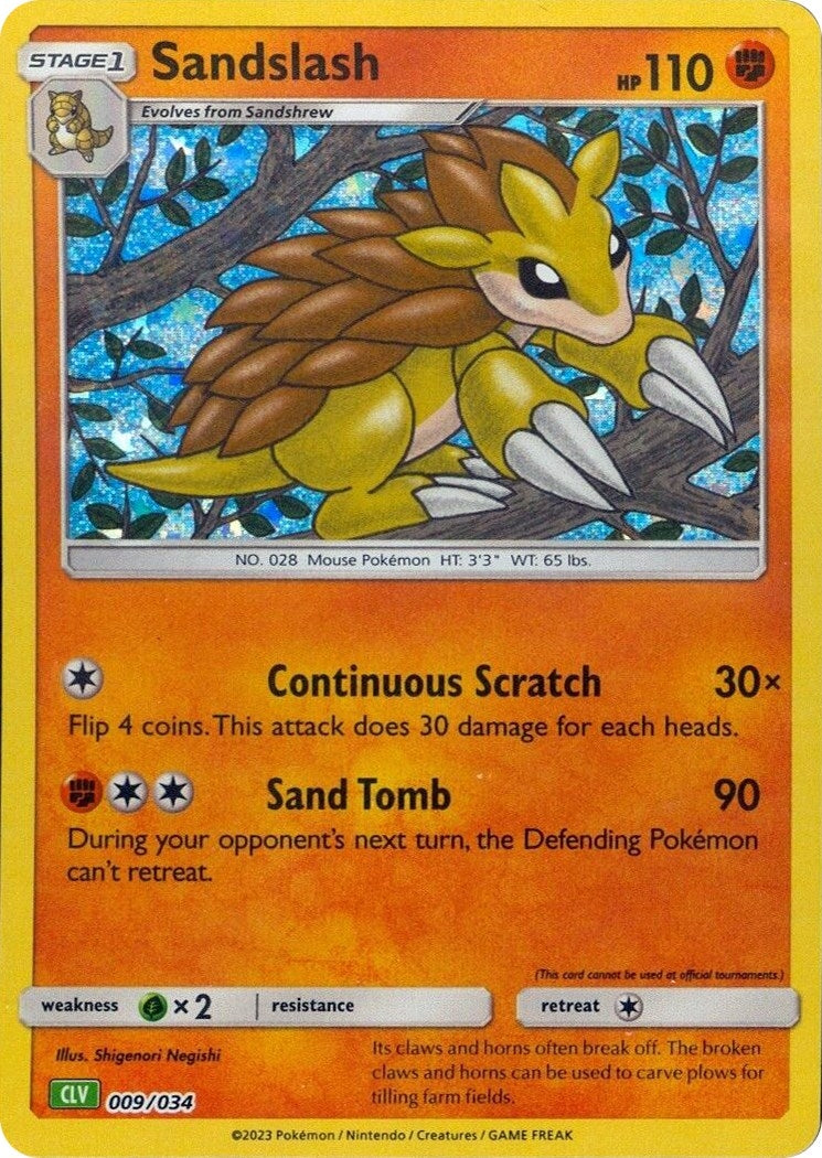 Image for Sandslash (009/034) (Trading Card Game Classic) - Pokemon