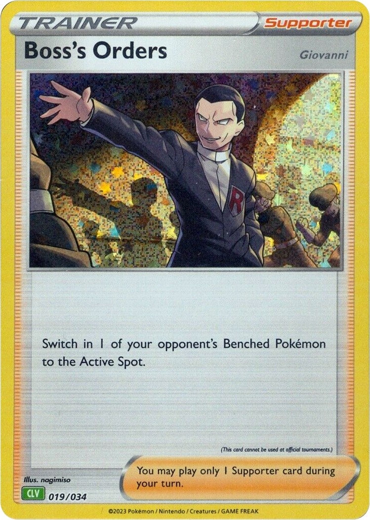Image for Boss's Orders (CLV) (019/034) (Trading Card Game Classic) - Pokemon