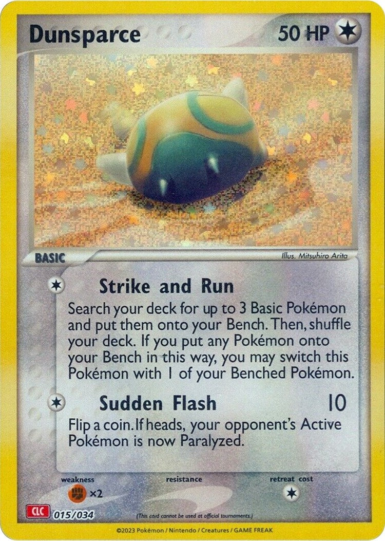 Image for Dunsparce (015/034) (Trading Card Game Classic) - Pokemon