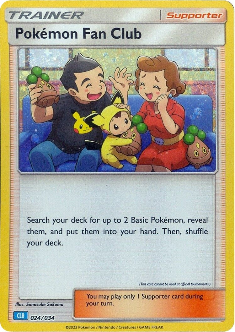 Image for Pokemon Fan Club (CLB) (024/034) (Trading Card Game Classic) - Pokemon