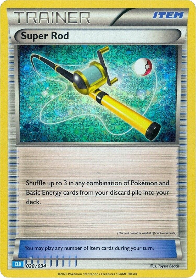 Image for Super Rod (CLB) (028/034) (Trading Card Game Classic) - Pokemon