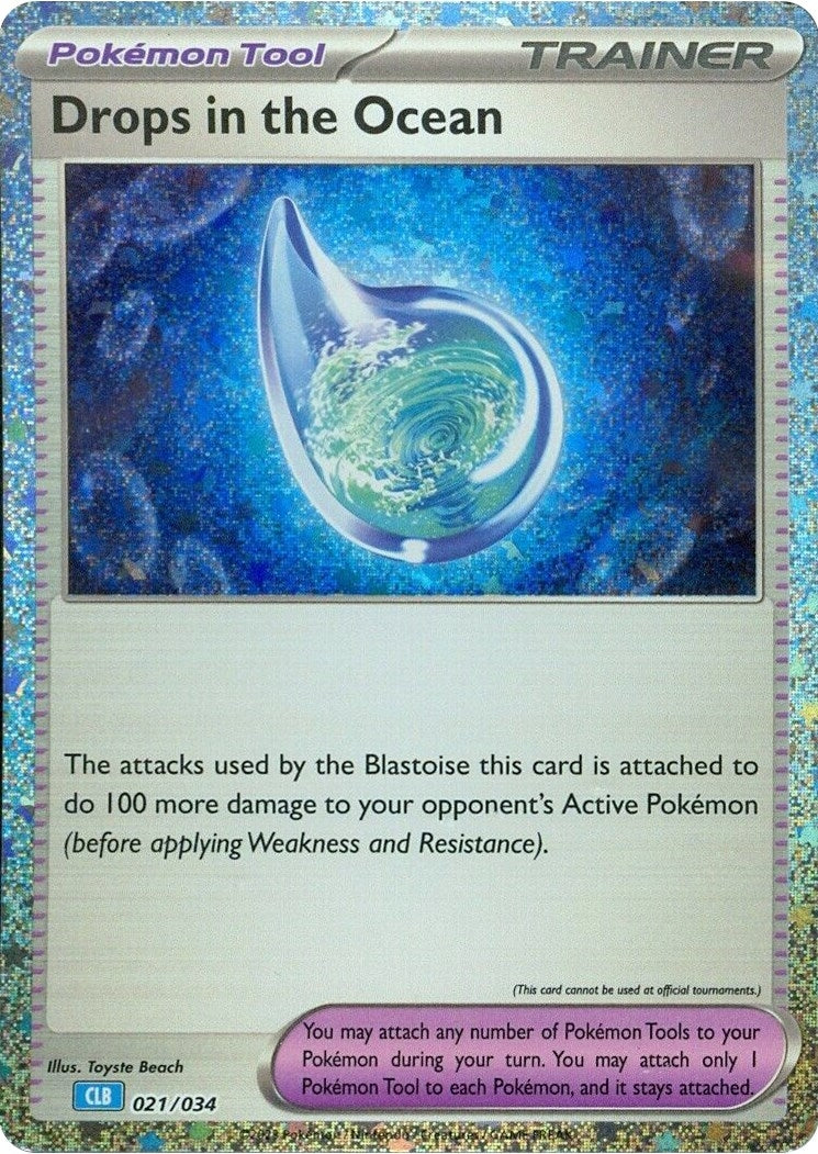 Image for Drops in the Ocean (021/034) (Trading Card Game Classic) - Pokemon