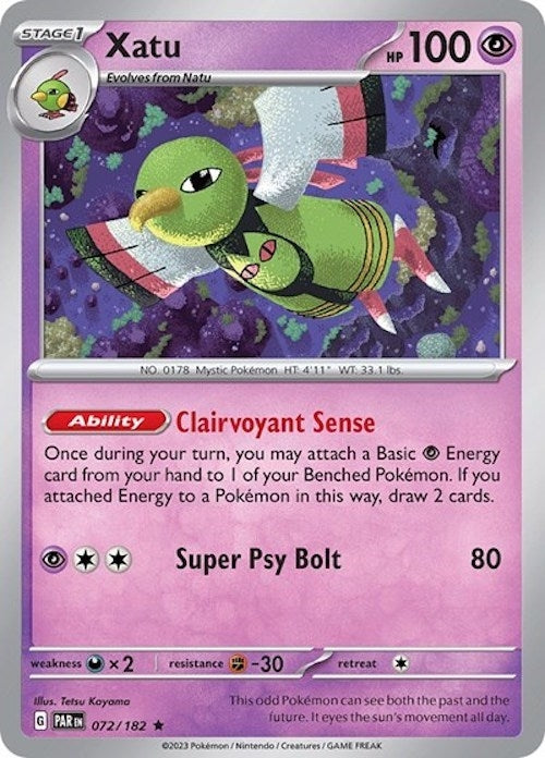 Image for Xatu - 072/182 (Non-Holo) (072/182) (Deck Exclusives) - Pokemon