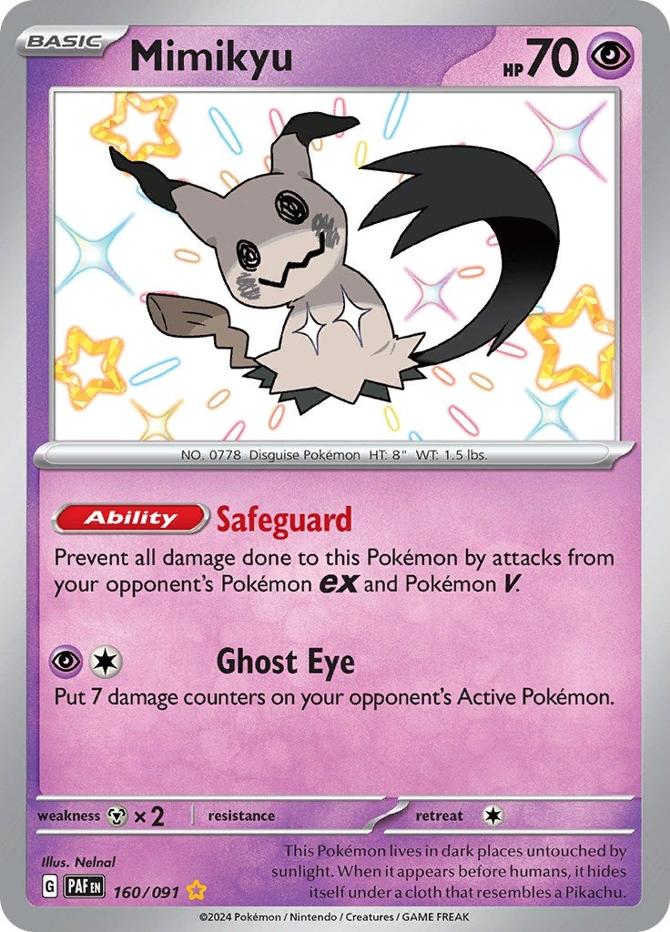Image for Mimikyu (160/091) (SV: Paldean Fates) - Pokemon