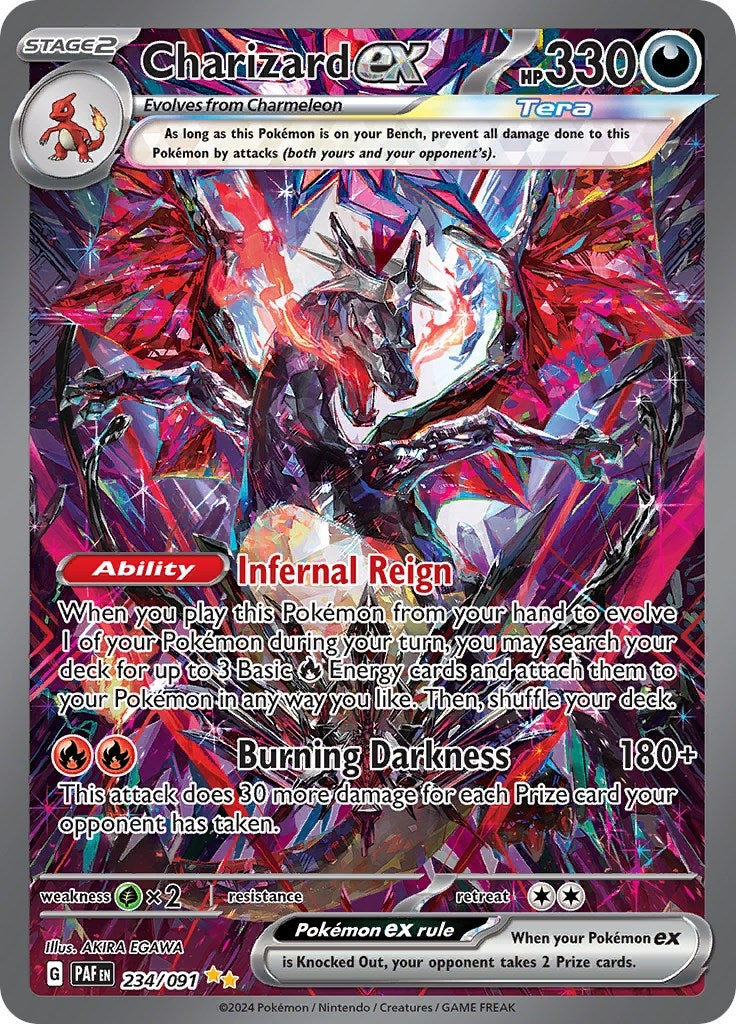 Image for Charizard ex (234/091) (SV: Paldean Fates) - Pokemon