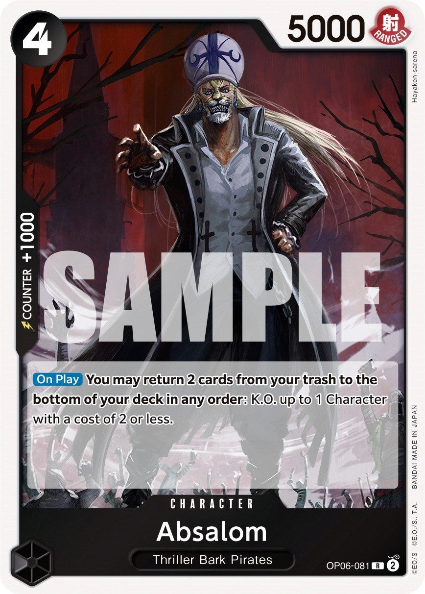 Image for Absalom (OP06-081) (Wings of the Captain) - One Piece Card Game