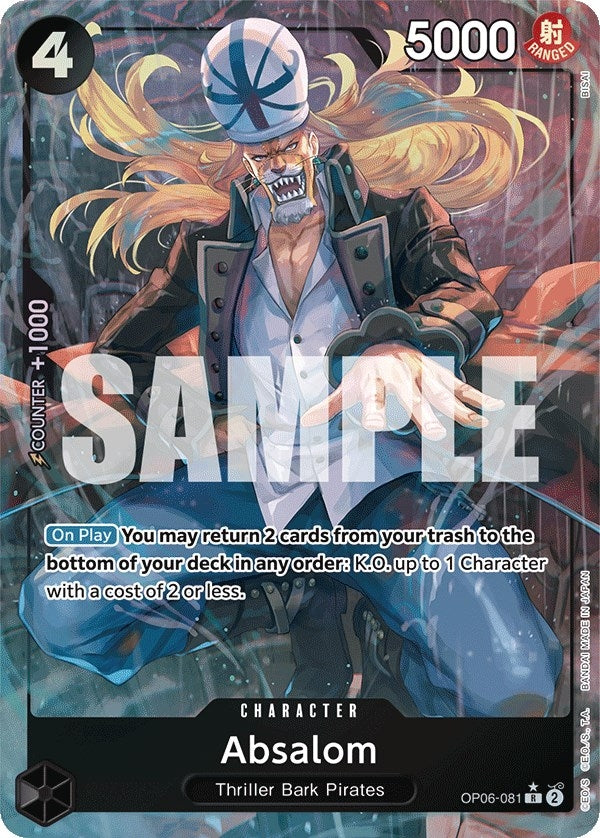 Image for Absalom (Alternate Art) (OP06-081) (Wings of the Captain) - One Piece Card Game