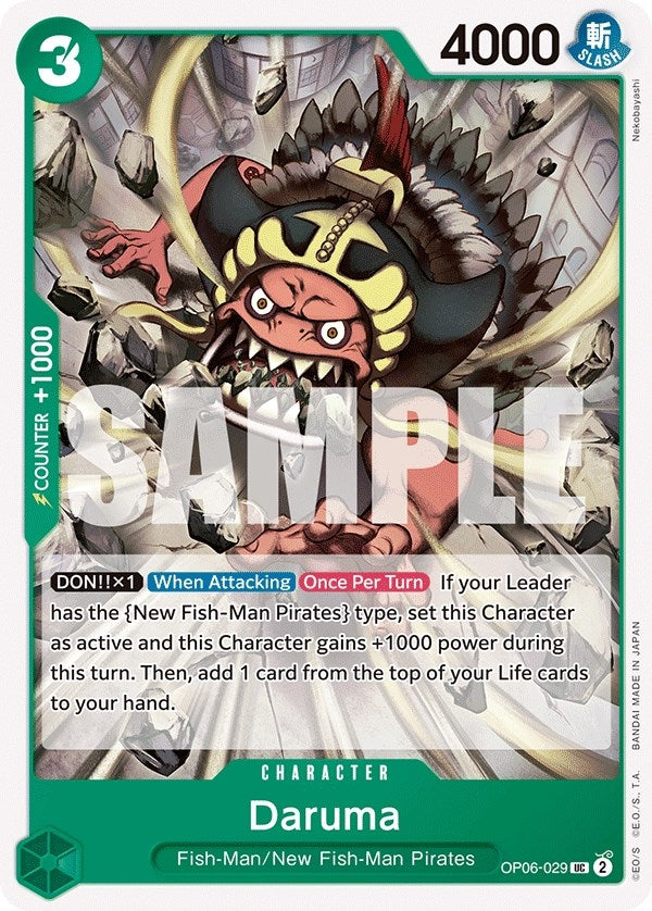 Image for Daruma (OP06-029) (Wings of the Captain) - One Piece Card Game