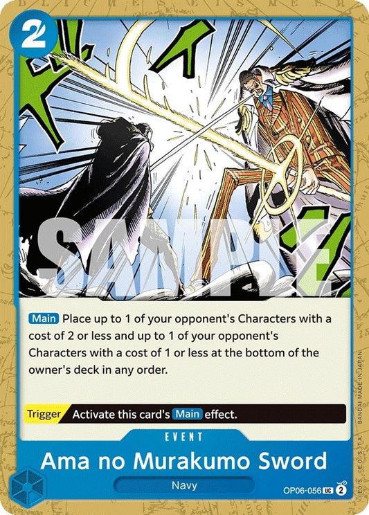 Image for Ama no Murakumo Sword (OP06-056) (Wings of the Captain) - One Piece Card Game