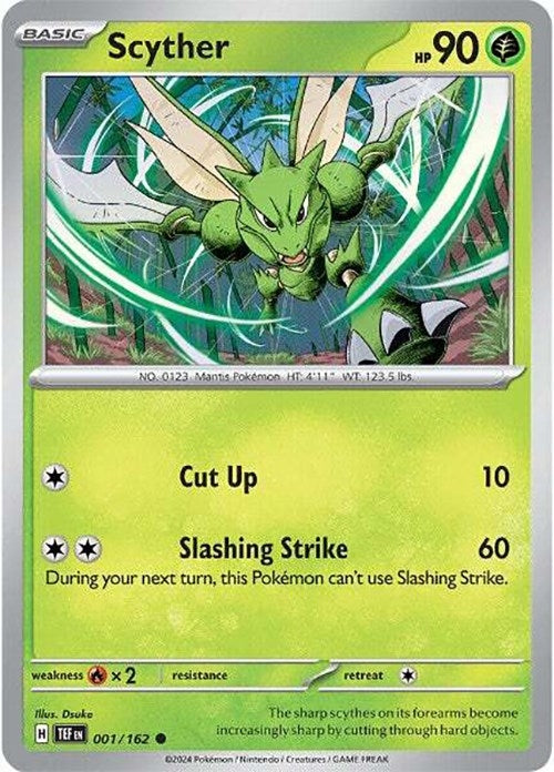 Image for Scyther (001/162) (SV05: Temporal Forces) - Pokemon