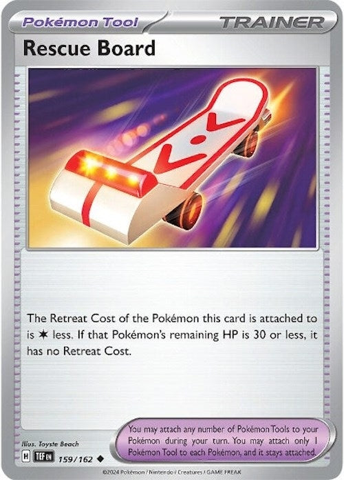Image for Rescue Board (159/162) (SV05: Temporal Forces) - Pokemon