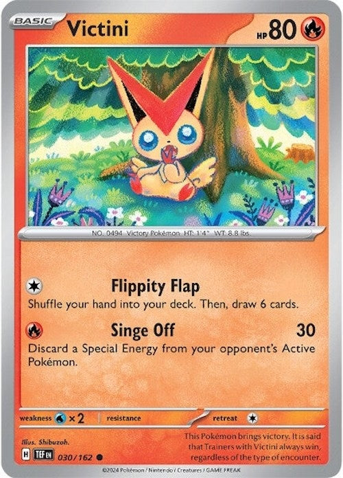 Image for Victini (030/162) (SV05: Temporal Forces) - Pokemon